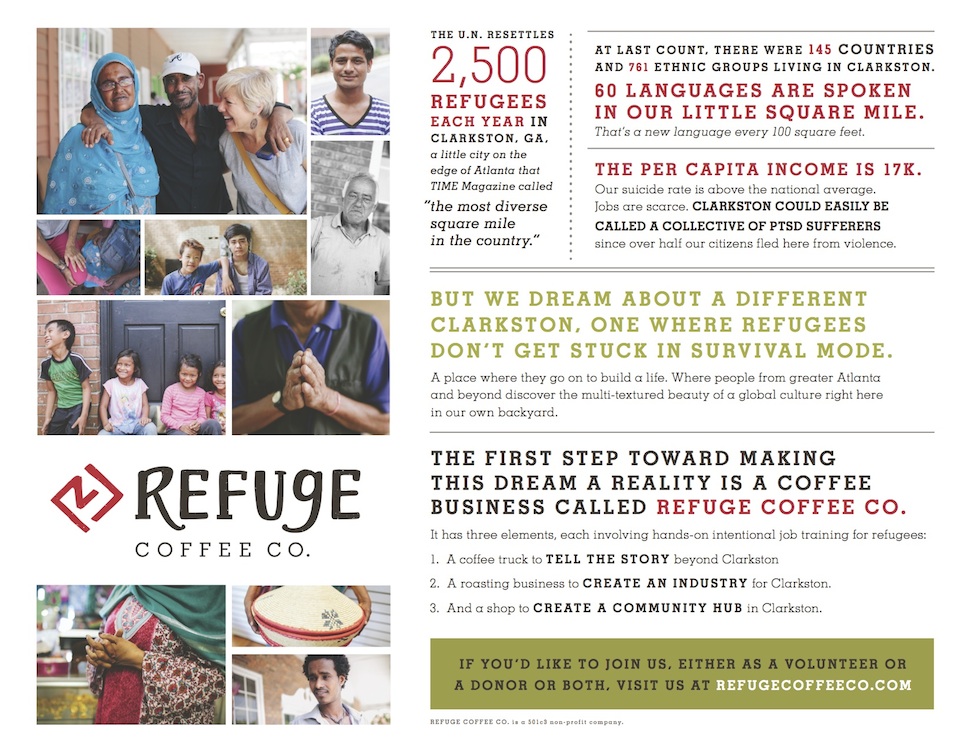 Data supplied by Refuge Coffee Co. 