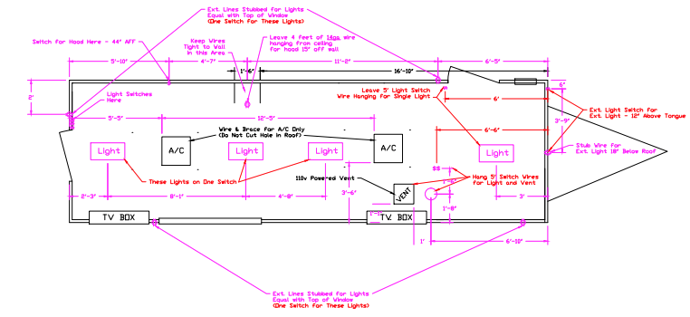 electrical ceiling blueprint