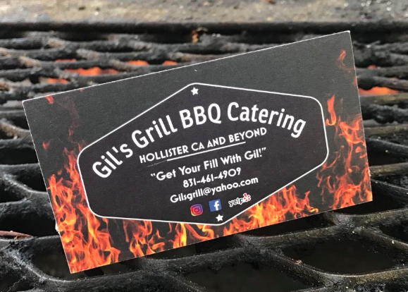 gils-grill bbq catering card