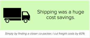 shipping savings